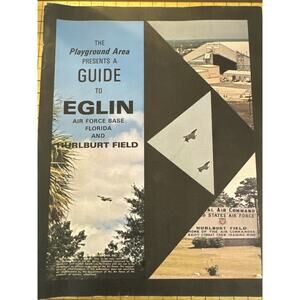 USAF Eglin Air Force Base Florida Playground Guide Vietnam War USAF Tactical Air